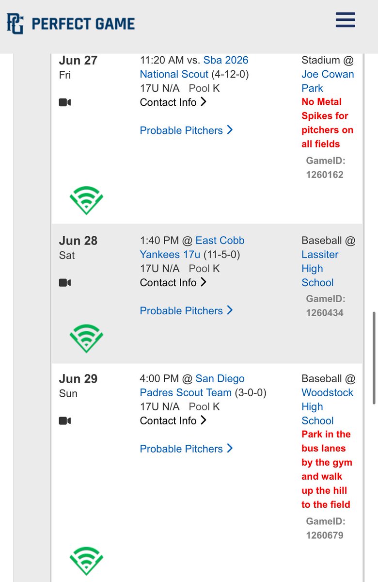 Mike Ewing (@mikeewingrsa) on Twitter photo 2026 #RSAbaseball C/1B <a href="/bseculer17/">Braeden Seculer</a> & his <a href="/OstingerAcademy/">Ostingers Baseball</a> 2026 Black teammates are making the trip up from South Florida to compete in the <a href="/PG_Uncommitted/">PG_Uncommitted</a> 17u WWBA
<a href="/RecruitingStud1/">Recruiting Student Athletes</a> <a href="/BRudisill_RSA/">Bradley Rudisill-Recruiting Student Athletes</a> <a href="/bkennedyrsa/">Brendan Kennedy</a> <a href="/CEwing_RSA/">Conner Ewing</a> <a href="/PG_Georgia/">Perfect Game Georgia</a> 2026 #RSAbaseball C/1B <a href="/bseculer17/">Braeden Seculer</a> & his <a href="/OstingerAcademy/">Ostingers Baseball</a> 2026 Black teammates are making the trip up from South Florida to compete in the <a href="/PG_Uncommitted/">PG_Uncommitted</a> 17u WWBA
<a href="/RecruitingStud1/">Recruiting Student Athletes</a> <a href="/BRudisill_RSA/">Bradley Rudisill-Recruiting Student Athletes</a> <a href="/bkennedyrsa/">Brendan Kennedy</a> <a href="/CEwing_RSA/">Conner Ewing</a> <a href="/PG_Georgia/">Perfect Game Georgia</a>