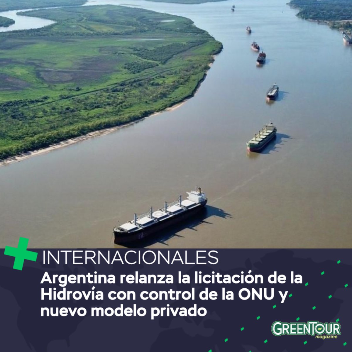 El Gobierno argentino anunció que reactivará este año la licitación internacional para la Hidrovía Paraná-Paraguay, vital corredor fluvial para el comercio regional. La adjudicación está prevista para 2026 y el proceso incluirá la supervisión de la ONU, a través de la UNCTAD, con