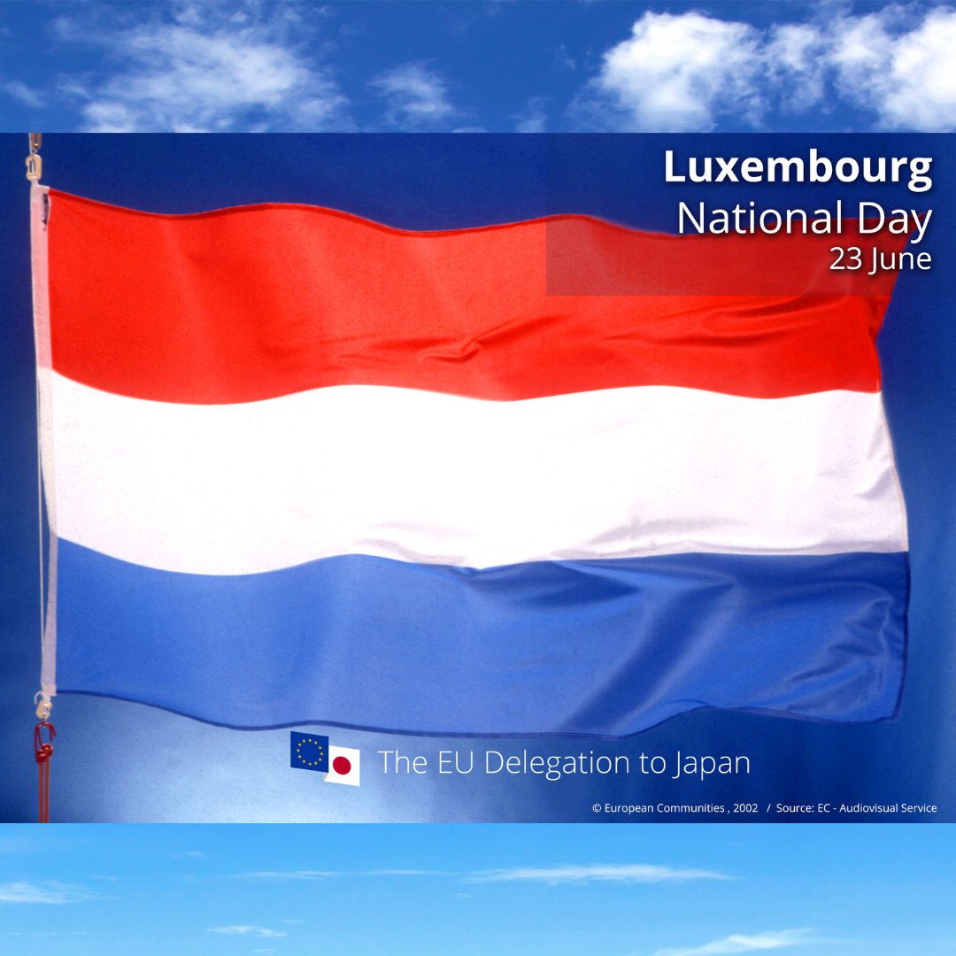 駐日欧州連合代表部🇪🇺 (@euinjapan) on Twitter photo 本日6月23日はルクセンブルクの建国記念日です!おめでとうございます🎉Toutes nos félicitations! Glückwünsche! Gratulatioun!🇱🇺🇪🇺
#EUinJapan
<a href="/LUinTokyo/">Embassy of Luxembourg in Tokyo-ルクセンブルク大使館🇱🇺</a> 本日6月23日はルクセンブルクの建国記念日です!おめでとうございます🎉Toutes nos félicitations! Glückwünsche! Gratulatioun!🇱🇺🇪🇺
#EUinJapan
<a href="/LUinTokyo/">Embassy of Luxembourg in Tokyo-ルクセンブルク大使館🇱🇺</a>