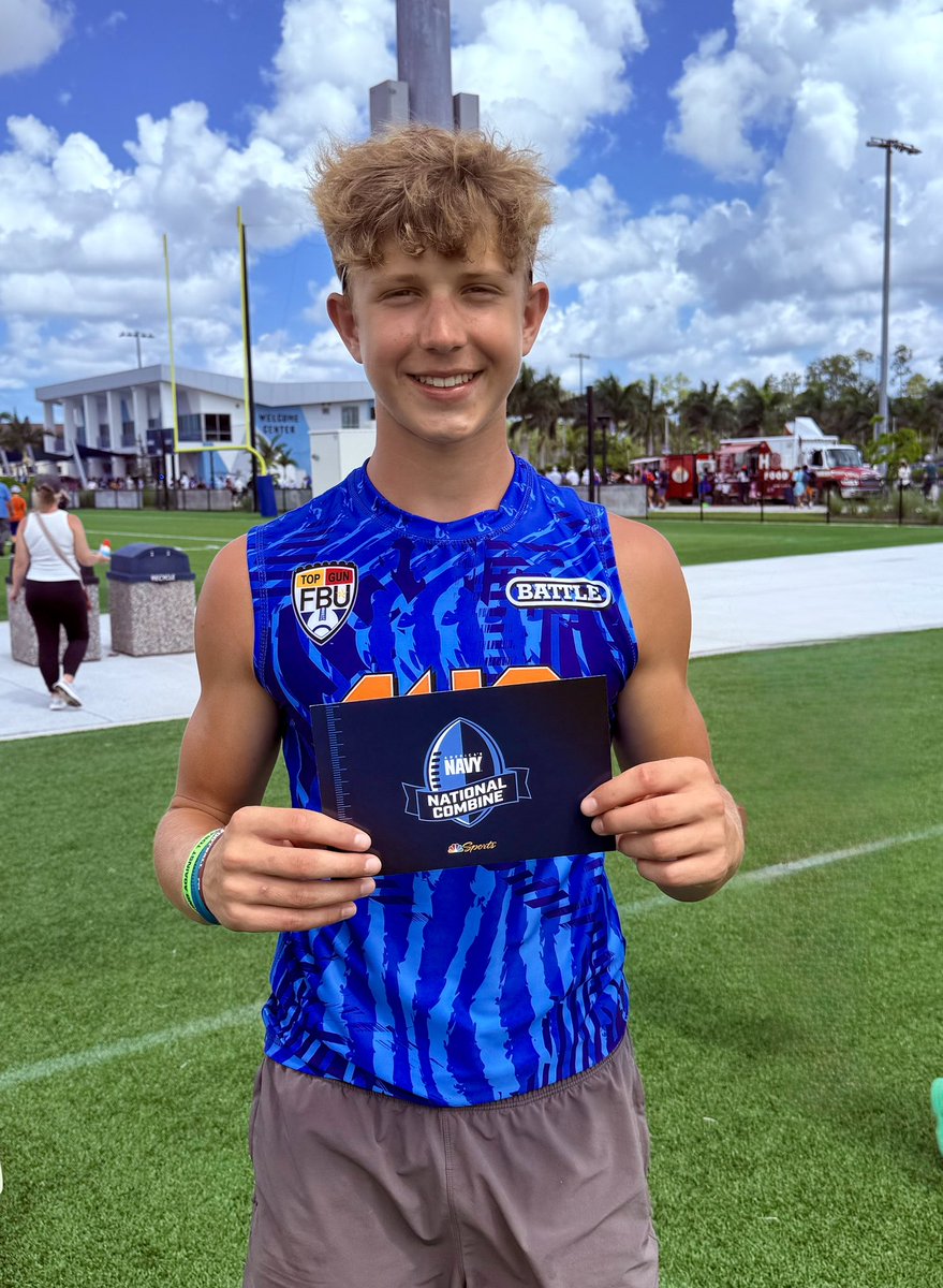 Cy Cubbedge 2028 QB (@cycubbedgeqb) on Twitter photo What a weekend at <a href="/FBUcamp/">Football University</a> Top Gun Showcase! Grateful for the elite coaching and feedback from <a href="/Dj_Mcfadden11/">Darryl Mcfadden jr</a>! Fired up to earn an invite to the Navy National Combine in Texas! Let’s gooo!! 🔥💪🇺🇸 #navynationalcombine #bradfordbuilt
<a href="/FrankPacoRojas1/">Frank (Paco) Rojas</a> <a href="/QBHitList/">QBHitList.com</a> <a href="/247Sports/">247Sports</a> What a weekend at <a href="/FBUcamp/">Football University</a> Top Gun Showcase! Grateful for the elite coaching and feedback from <a href="/Dj_Mcfadden11/">Darryl Mcfadden jr</a>! Fired up to earn an invite to the Navy National Combine in Texas! Let’s gooo!! 🔥💪🇺🇸 #navynationalcombine #bradfordbuilt
<a href="/FrankPacoRojas1/">Frank (Paco) Rojas</a> <a href="/QBHitList/">QBHitList.com</a> <a href="/247Sports/">247Sports</a>