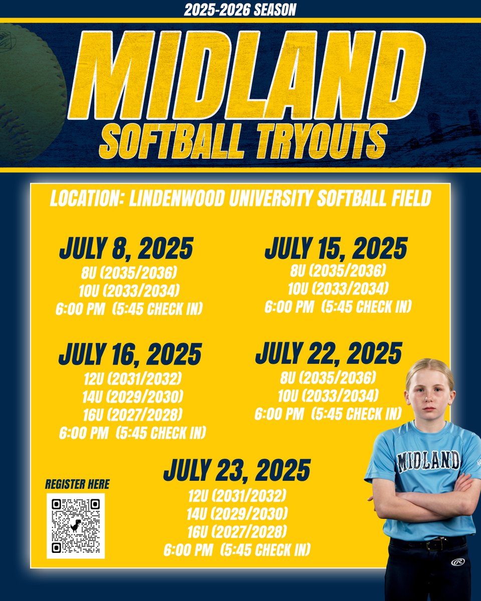 Midland Bandits Softball tweet media