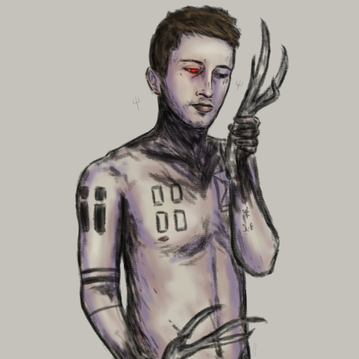 beannyart's tweet image. dealing with creative block, whatever #tylerrjoseph #cliqueart #artbytheclique #skeletonclique #twentyonepilots