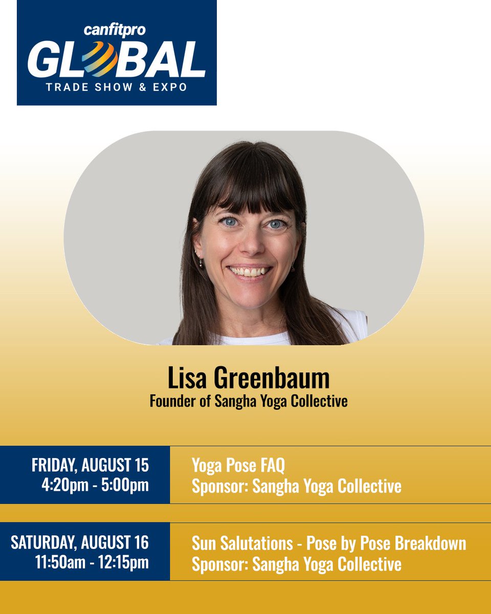 🔥 TRADE SHOW LEGENDS: Jully Black, Julie Frias, Carl Weston &amp; Lisa Greenbaum bringing wellness mastery to Toronto!

💡 Get 2-day access for just $10!
📍 Aug 15-16 | Register: canfitpro.com/events2025/glo…

#canfitproGlobal2025 #TradeShow #HealthAndWellness #Toronto