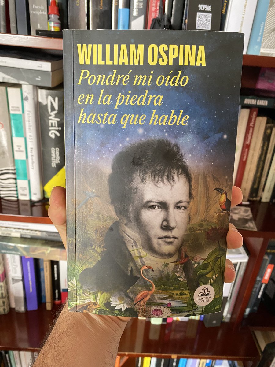 jdlaverde9's tweet photo. Qué novela tan bestial escribió William Ospina sobre el viaje de Humboldt a estas tierras. Un ser inabarcable que quiso abarcar el mundo. Fascinante. https://t.co/7cAwUxJ9Yl