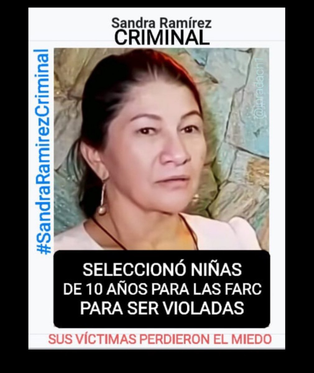 #SandraRamirezCriminal