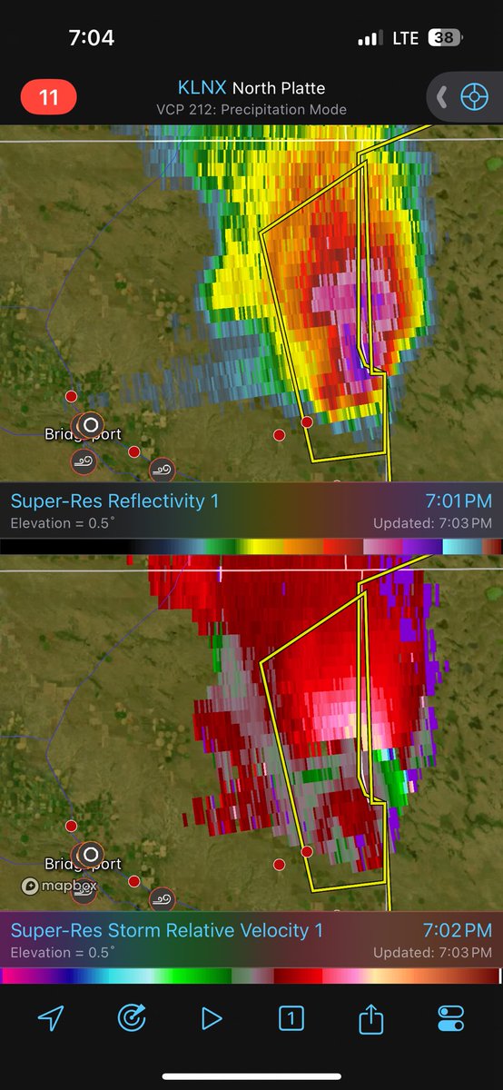 adrianestamerwx's tweet image. 80.5 dBZ = Three body scatter spike 😳 Nebraska never disappoints! #newx #wxtwitter