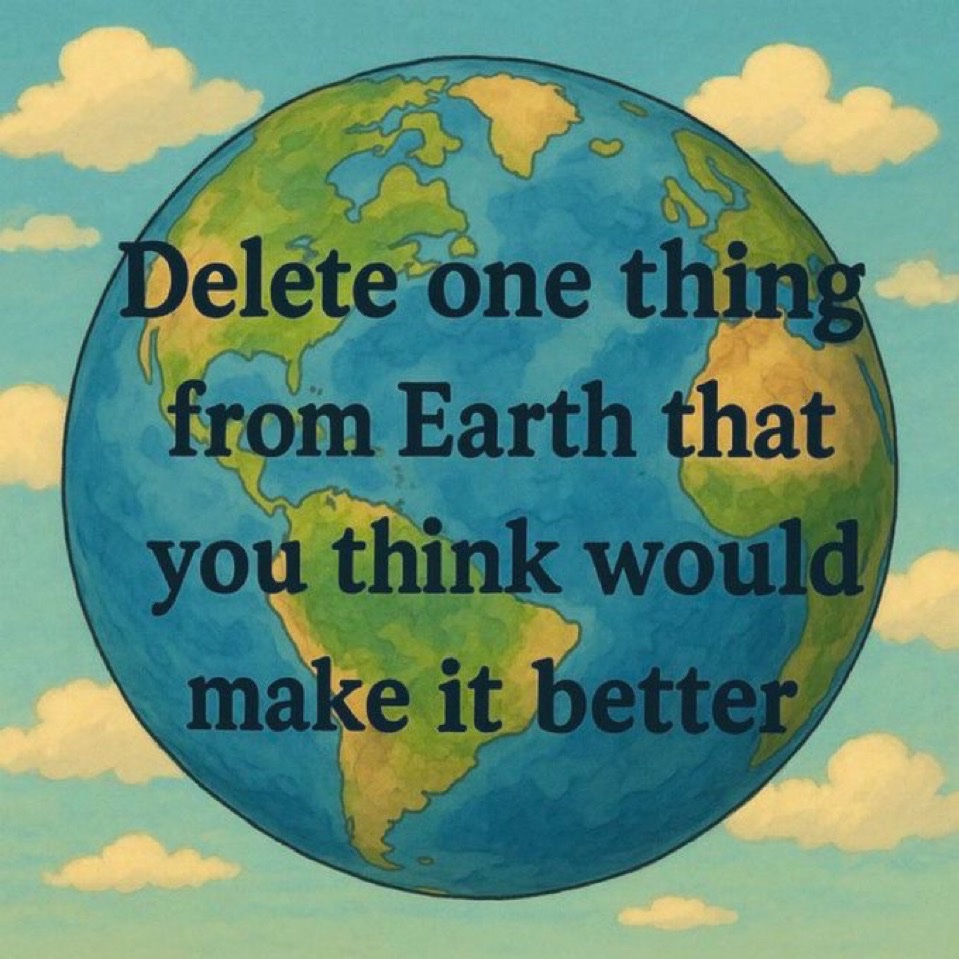 Think about this one...

What would you delete?