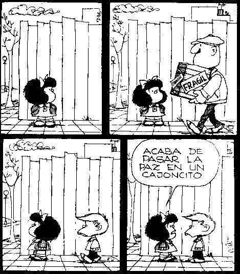 La vida es frágil...
La paz también lo es...

La paz no es solamente la ausencia de guerra, sino la garantía de una vida digna...

Habrá paz cuando no se impongan los intereses económicos y políticos por encima de la vida digna de todas y todos...