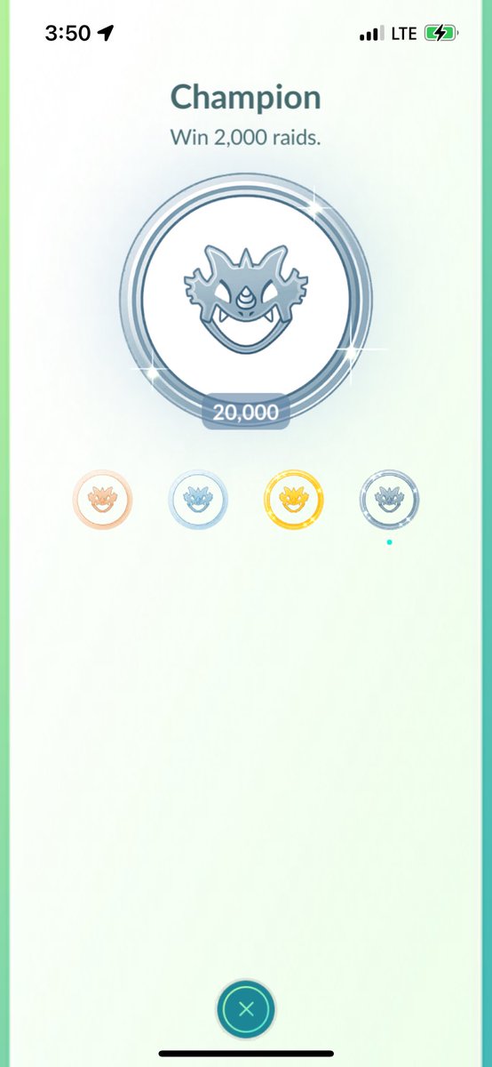 pingdeezypogo's tweet photo. 20k trash raids done, ready for global now 🥳 #PokemonGO #PressReady https://t.co/IutwZZBSPL