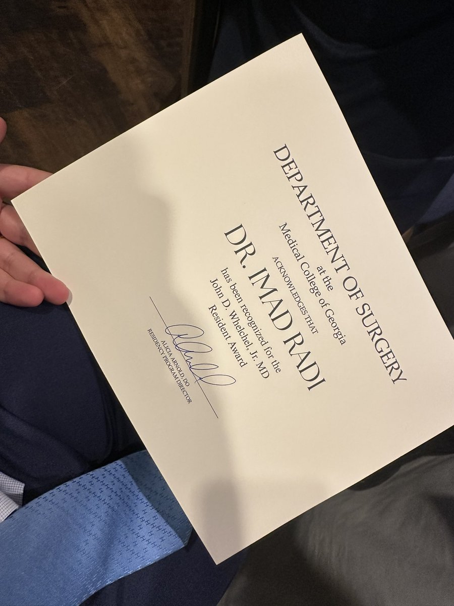 Imad Radi, MD (@imadradii) on Twitter photo Honored to receive the John Davis Whelchel, Jr. M.D. resident award this year! Grateful to be at <a href="/MCG_Surgery/">MCG Surgery</a> and lucky to have so much support! <a href="/dr_arnold_surg/">Alicia Huff Arnold</a> <a href="/jordan_wd/">William Jordan</a>
mcgfoundation.org/fund-list/8463 Honored to receive the John Davis Whelchel, Jr. M.D. resident award this year! Grateful to be at <a href="/MCG_Surgery/">MCG Surgery</a> and lucky to have so much support! <a href="/dr_arnold_surg/">Alicia Huff Arnold</a> <a href="/jordan_wd/">William Jordan</a>
mcgfoundation.org/fund-list/8463