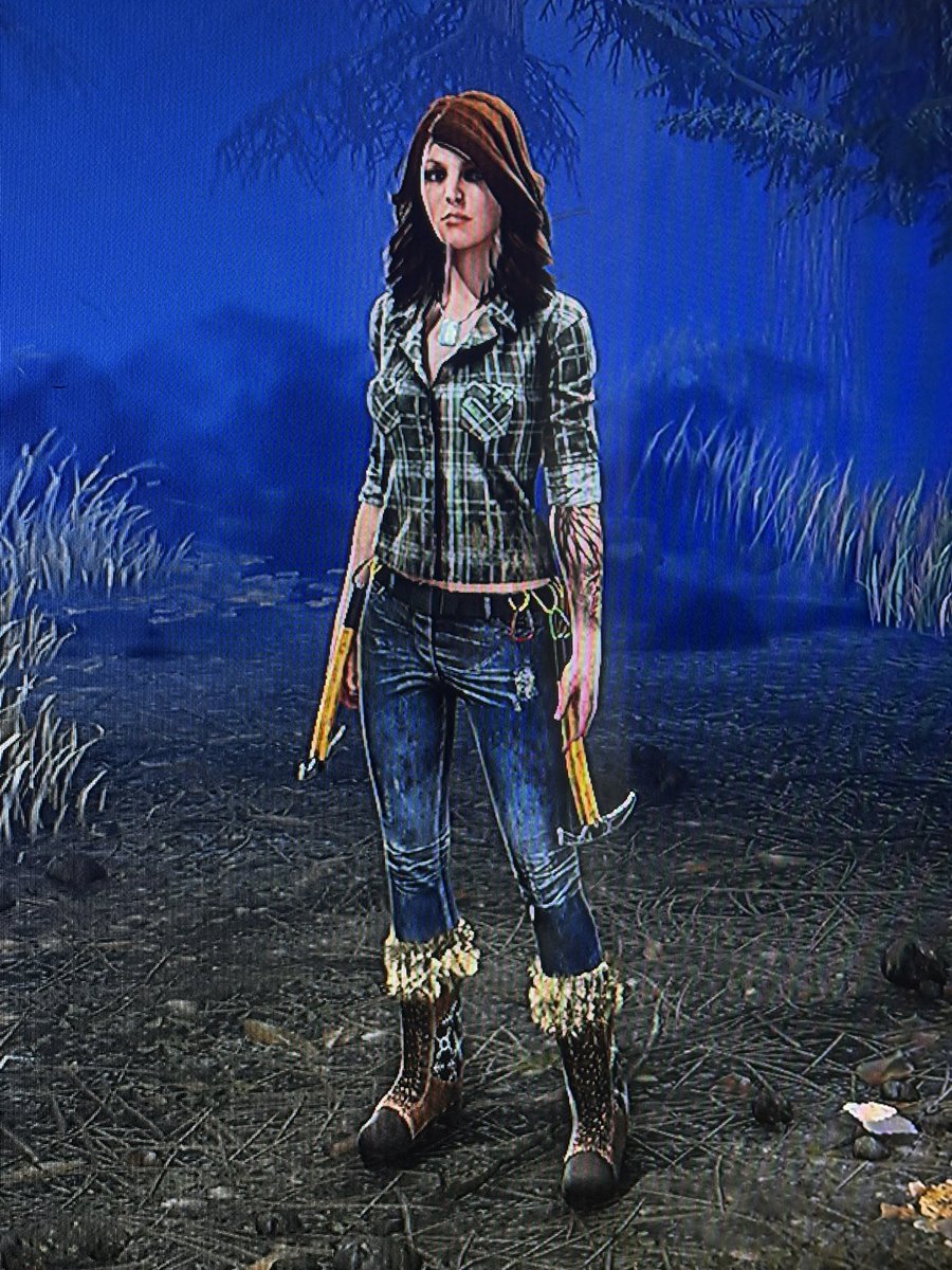 ChainGhoul666's tweet image. Welcome to my DIY Charlie outfit bc they didn’t want to add her as a survivor in the FNAF chapter…