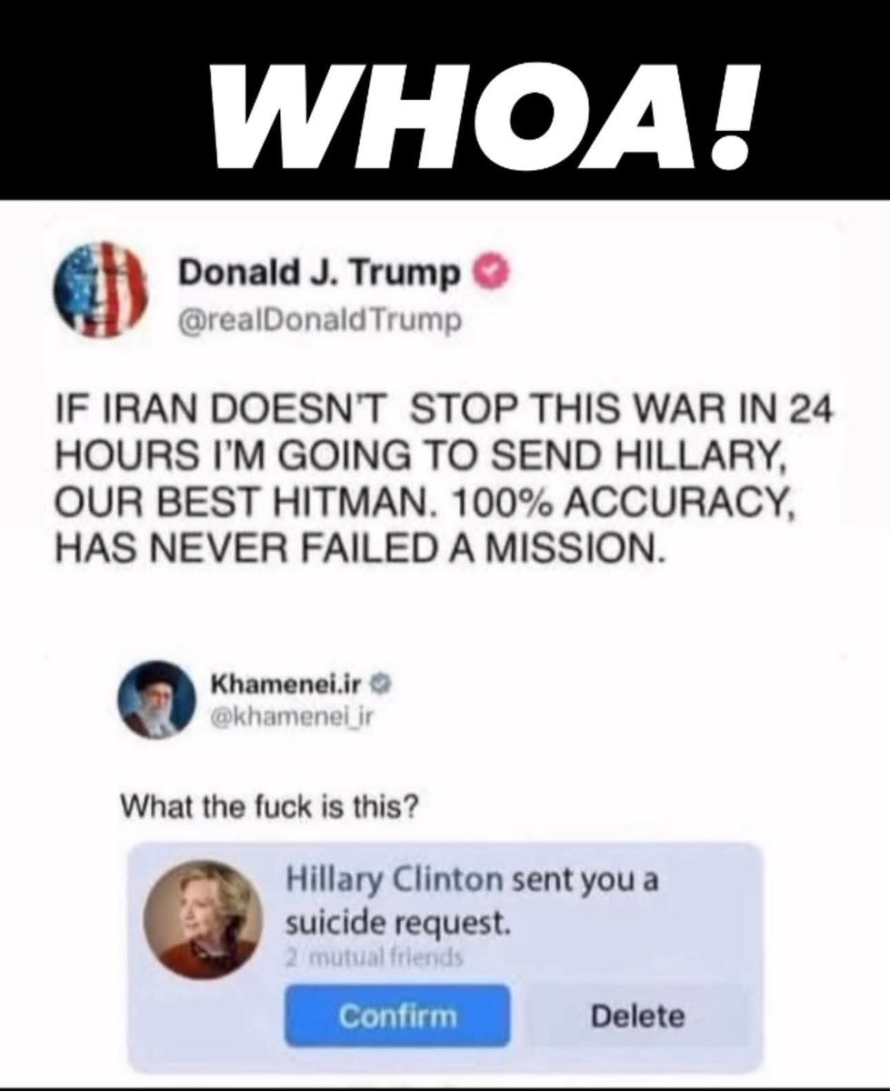 The Iranian memes are the gift that keeps on giving. 🤣🤣🤣