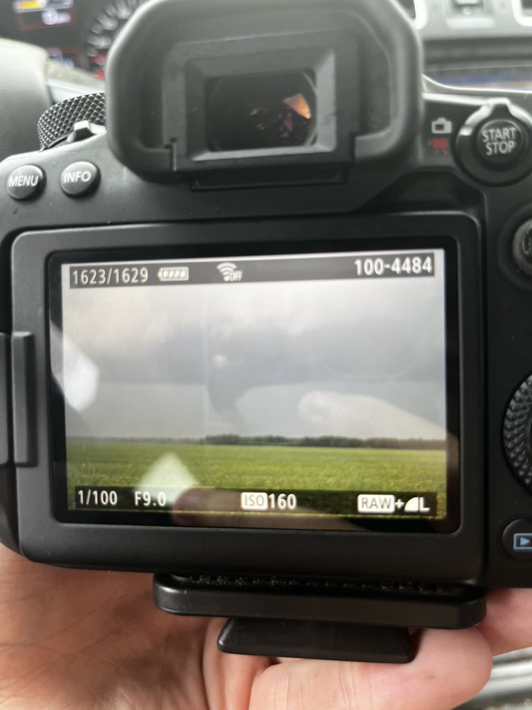Tornado moments ago near Grygla, MN
