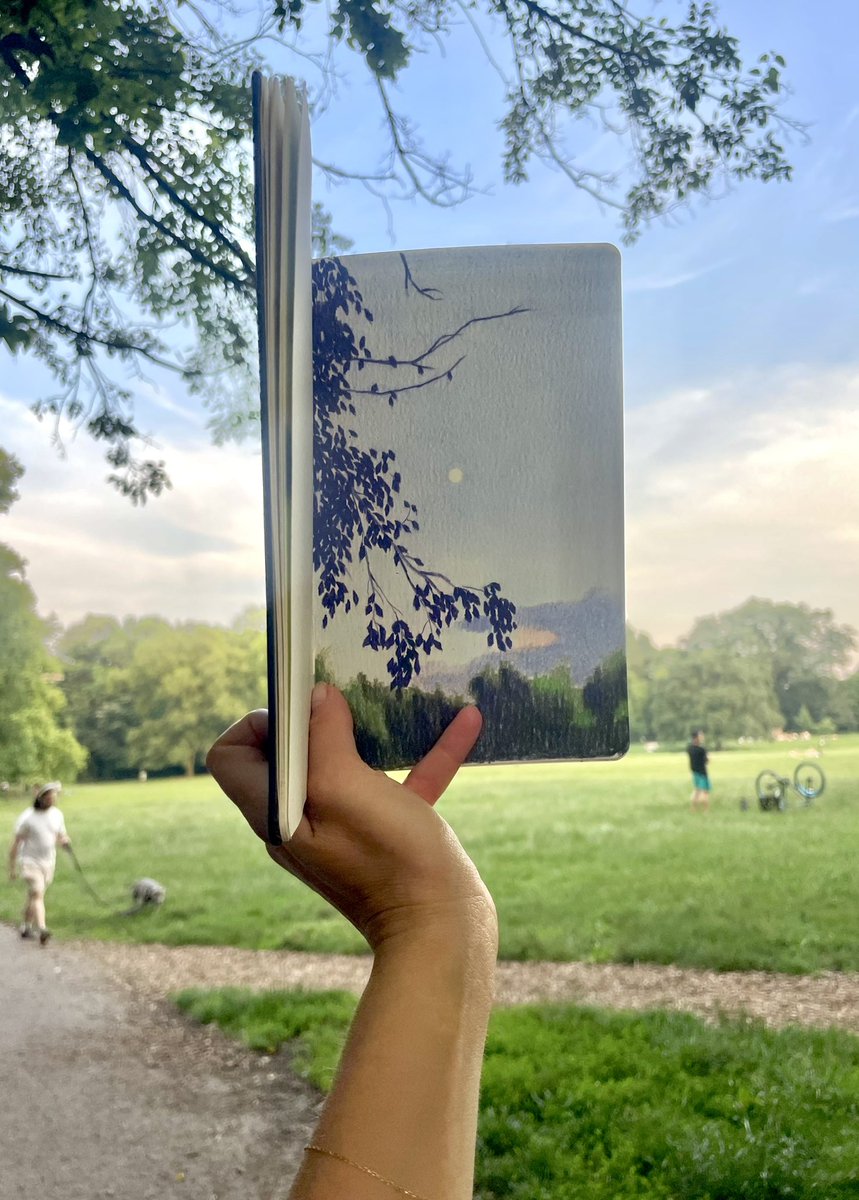 prospect park at dusk