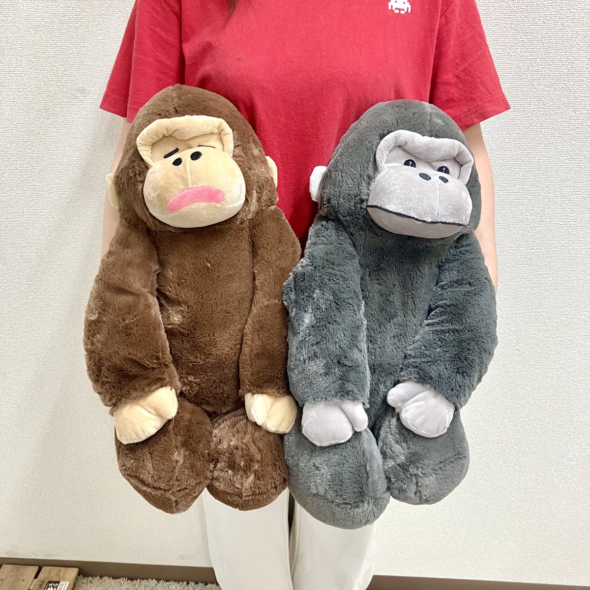ゴリくんBIGぬいぐるみ ❣今日の新景品❣ 『ウホウホゴリラのゴリくん正座ウルトラBIG