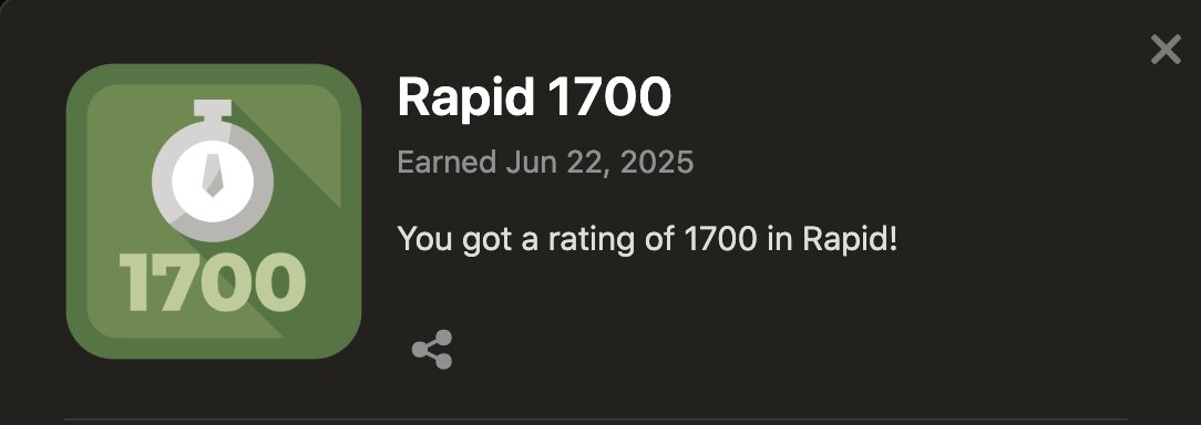 And 1700 Rapid achieved today!