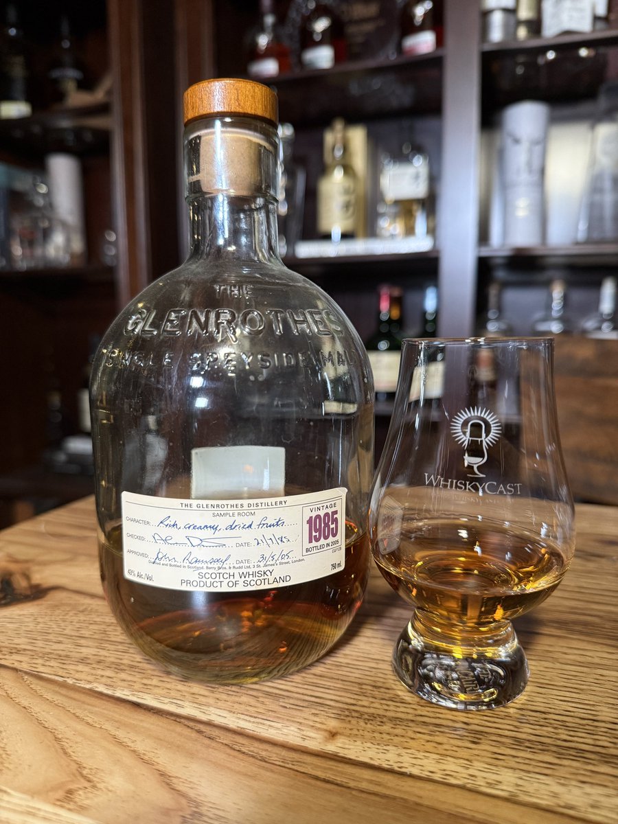 Tonight’s #NBAFinals2025 #Game7 dram is a classic 1985 Glenrothes. Go Pacers!