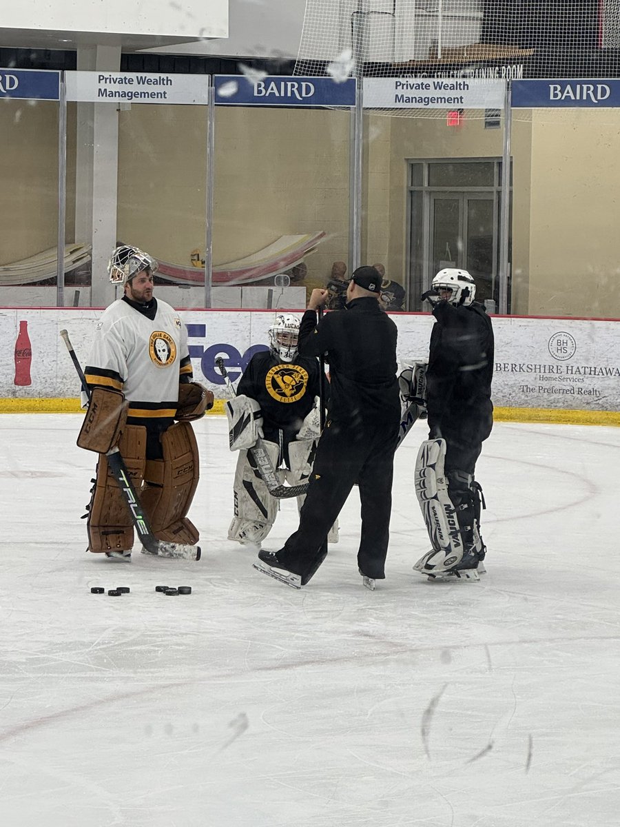 IcePittsburgh's tweet image. Earlier this month, @penguins Goalie Coach Andy Chiodo hosted Goalie Game Participant Ryne Tinney and 2 additional goalies for a private training session! Thank you to Andy and the Penguins for the opportunity! ๐ฅ