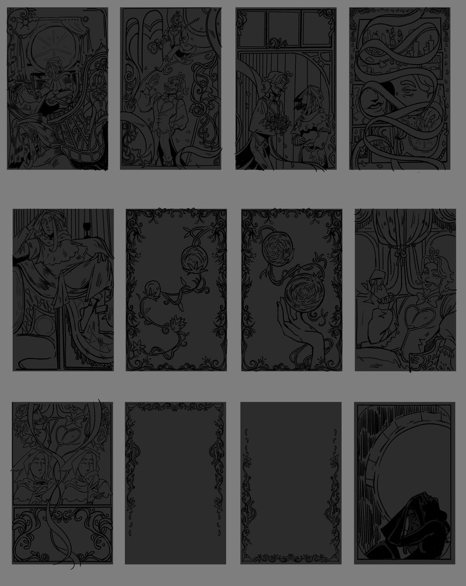 my wip draft for round 1 of #thedevouredyear oct! as far as first comics go i felt like i learned a lot &amp;  know what aspects I want to work on for the round 2 n so on! #tdy #oct