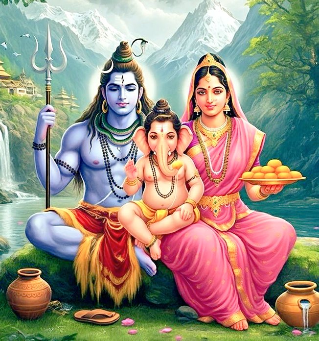 Ritu verma (@rituverma51) on Twitter photo рднрдЧрд╡рд╛рди рд╢рд┐рд╡ рдФрд░ рдорд╛рддрд╛ рдкрд╛рд░реНрд╡рддреА рдХреЗ рдкреБрддреНрд░ рд╢реНрд░реА рдЧрдгреЗрд╢ рдХреЗ рдЬрдиреНрдо рдХреА рдЕрджреНрднреБрдд рдХрдерд╛...!!
рдХреИрд▓рд╛рд╢ рдкрд░реНрд╡рдд рдореЗрдВ рд╣рд░ рдЬрдЧрд╣ рдЙрддреНрд╕рд╛рд╣ рдФрд░ рдЖрдирдВрдж рдХрд╛ рдорд╛рд╣реМрд▓ рдерд╛ рд╡ рдЗрд╕ рдЙрддреНрд╕рд╛рд╣ рдХрд╛ рдХрд╛рд░рдг рдерд╛ рдорд╛рддрд╛ рдкрд╛рд░реНрд╡рддреА рдХреЗ рдкреБрддреНрд░ рдЧрдгреЗрд╢ рдХрд╛ рдЬрдиреНрдо. рдорд╣рд╛рджреЗрд╡ рд╢рд┐рд╡ рдФрд░ рдкрд░реНрд╡рддреА рдХреЛ рдЙрдирдХреЗ рдкреБрддреНрд░ рдЧрдгреЗрд╢ рдХреЗ рдЬрдиреНрдо рдХреА рдмрдзрд╛рдИ рджреЗрдиреЗ рд╕рднреА рджреЗрд╡рддрд╛,
Thread ЁЯз╡ЁЯСЗЁЯСЗ рднрдЧрд╡рд╛рди рд╢рд┐рд╡ рдФрд░ рдорд╛рддрд╛ рдкрд╛рд░реНрд╡рддреА рдХреЗ рдкреБрддреНрд░ рд╢реНрд░реА рдЧрдгреЗрд╢ рдХреЗ рдЬрдиреНрдо рдХреА рдЕрджреНрднреБрдд рдХрдерд╛...!!
рдХреИрд▓рд╛рд╢ рдкрд░реНрд╡рдд рдореЗрдВ рд╣рд░ рдЬрдЧрд╣ рдЙрддреНрд╕рд╛рд╣ рдФрд░ рдЖрдирдВрдж рдХрд╛ рдорд╛рд╣реМрд▓ рдерд╛ рд╡ рдЗрд╕ рдЙрддреНрд╕рд╛рд╣ рдХрд╛ рдХрд╛рд░рдг рдерд╛ рдорд╛рддрд╛ рдкрд╛рд░реНрд╡рддреА рдХреЗ рдкреБрддреНрд░ рдЧрдгреЗрд╢ рдХрд╛ рдЬрдиреНрдо. рдорд╣рд╛рджреЗрд╡ рд╢рд┐рд╡ рдФрд░ рдкрд░реНрд╡рддреА рдХреЛ рдЙрдирдХреЗ рдкреБрддреНрд░ рдЧрдгреЗрд╢ рдХреЗ рдЬрдиреНрдо рдХреА рдмрдзрд╛рдИ рджреЗрдиреЗ рд╕рднреА рджреЗрд╡рддрд╛,
Thread ЁЯз╡ЁЯСЗЁЯСЗ