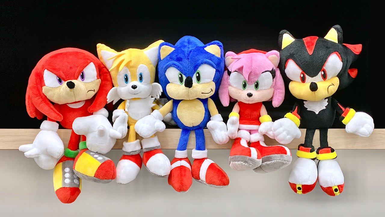 ソニック・ザ・ヘッジホッグ ぬいぐるみ ソニック シャドウ セット 三