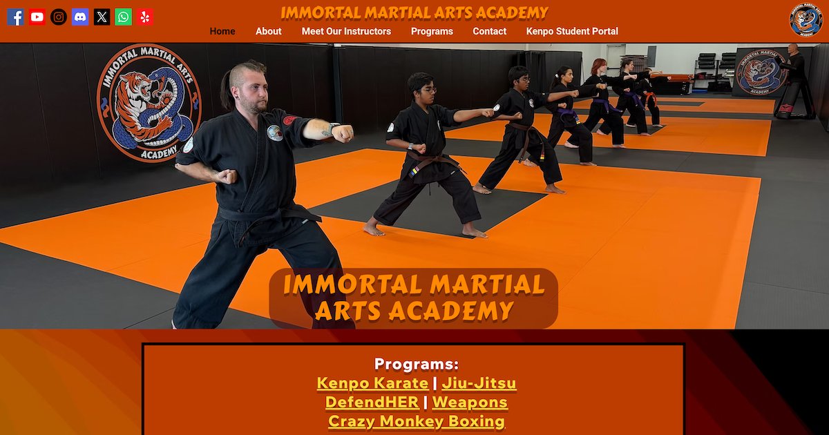 immortalmaa's tweet photo. Immortal Martial Arts June 2025 Newsletter https://t.co/YmXDq68Jxp https://t.co/g2QYAM5l32