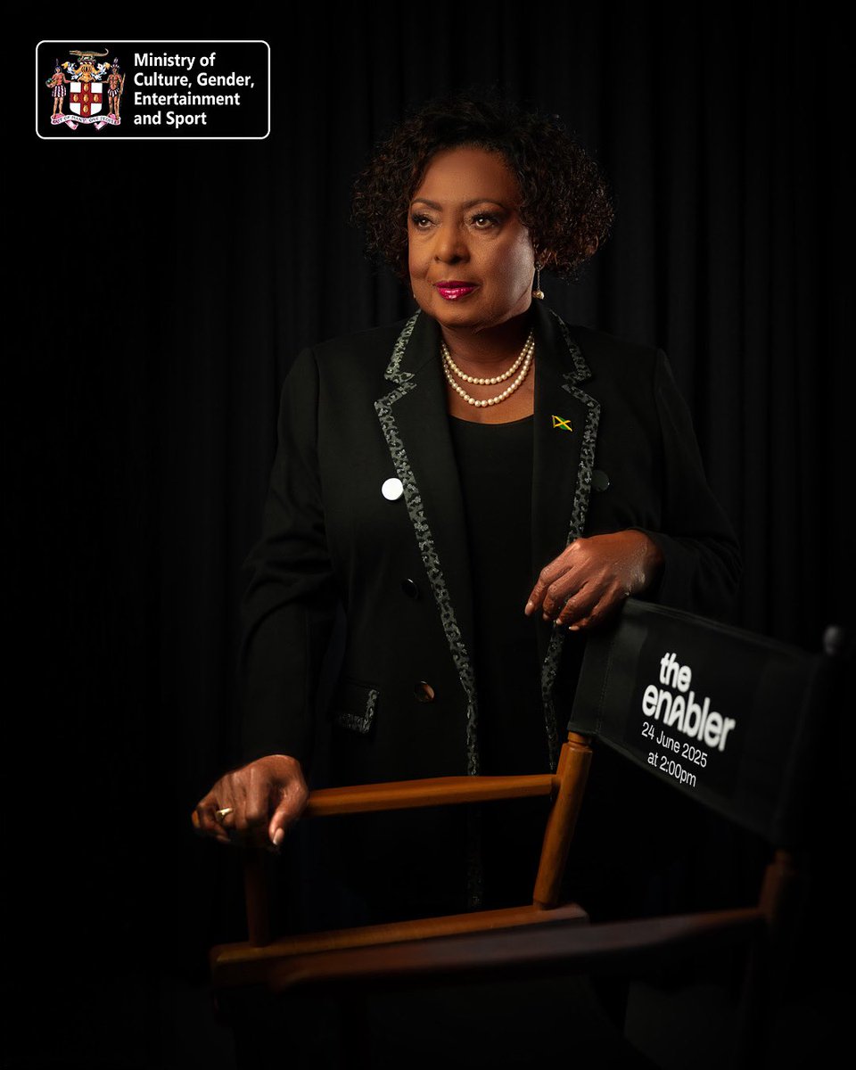Ministry of Culture, Gender, Entertainment & Sport (@mcgesjamaica) on Twitter photo Join us on June 24 at 2:00 pm for the Honourable Olivia Grange's contribution to the 2025 Sectoral Debate.
LIVE ON
YouTube: <a href="/pbcjamaica/">Public Broadcasting Corporation of Jamaica</a>
Facebook: @mcgesjamaica
@Hon. Olivia ‘Babsy’ Grange
#theEnabler #SectoralDebate2025
#MCGESJamaica Join us on June 24 at 2:00 pm for the Honourable Olivia Grange's contribution to the 2025 Sectoral Debate.
LIVE ON
YouTube: <a href="/pbcjamaica/">Public Broadcasting Corporation of Jamaica</a>
Facebook: @mcgesjamaica
@Hon. Olivia ‘Babsy’ Grange
#theEnabler #SectoralDebate2025
#MCGESJamaica