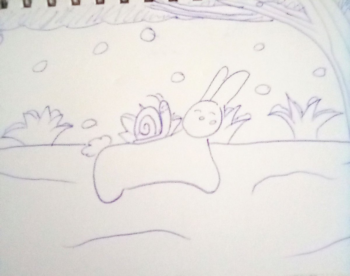 Enjoying the cold days  ❄️ 

#art #artist #artsy #ArtistOnTwitter #ArtistsOnX #artlover #winter #illustration #sketchbook #sketch #cute #kawaii #cotton #shelly