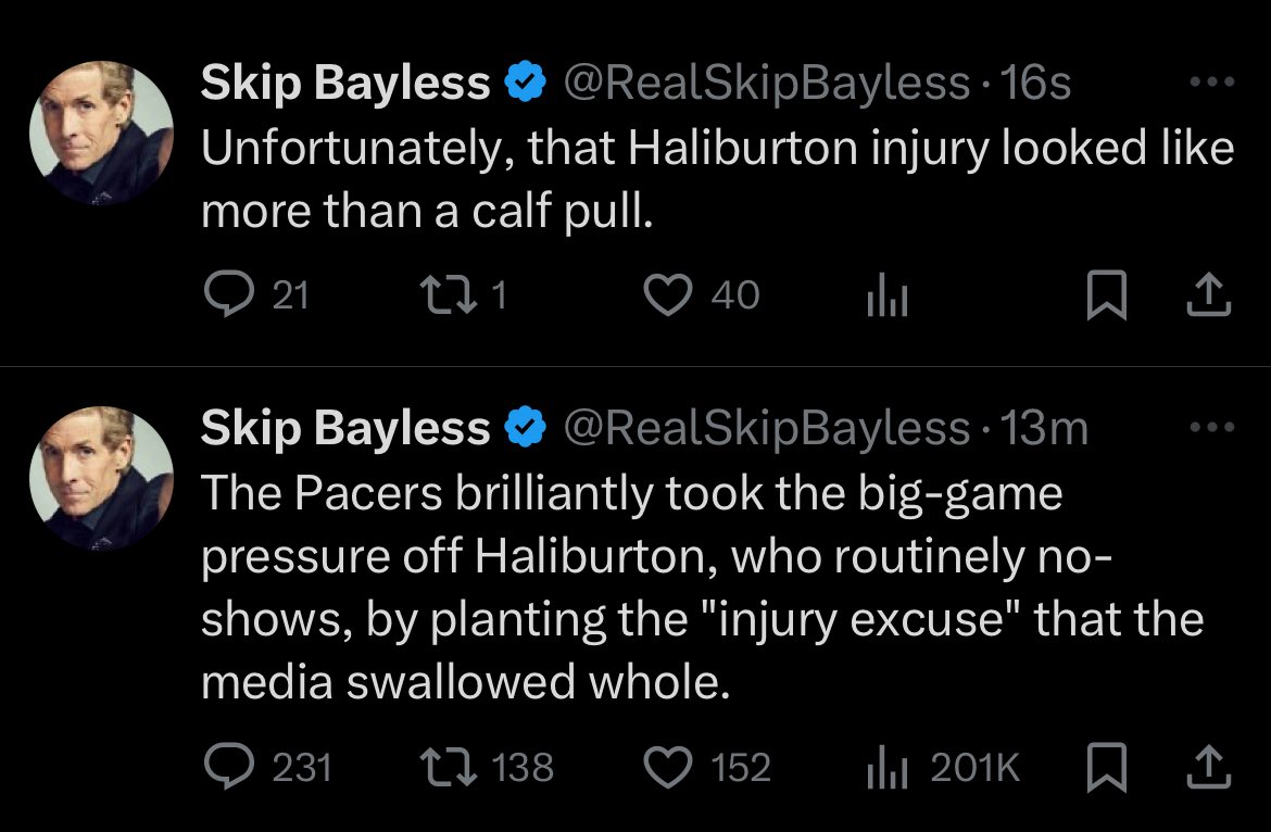 enLightenedpunk's tweet photo. @RealSkipBayless. You are an absolute flog! https://t.co/FaqQaXDVU0