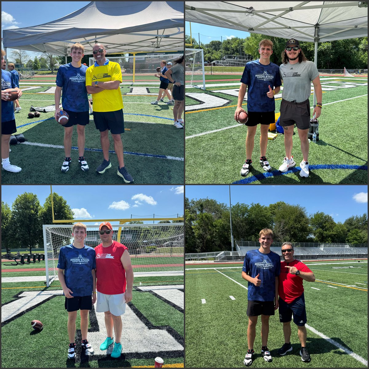 ATXDrewWin's tweet image. Great weekend in Chicago at the Rising Stars Super Showcase. Thank you @TheChrisRubio @swobo @neal_dahlman @ShaneTomlin_  for helping me get better. #ToeTheLine

@PurpleReignFB @chrisroberson44 @coachphillevans @CoachWoodard13 @CoachCTorres_ @ford_alonzo @CoachJBrittain