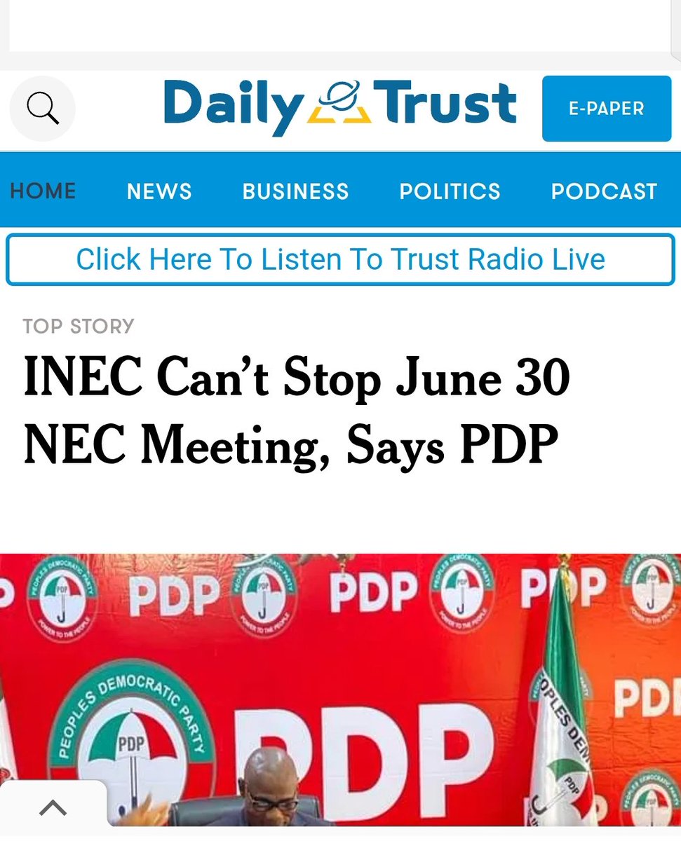 INEC cannot cancel our meetings. It is the party’s prerogative to decide such matters. INEC has no authority to do so"-PDP spokesman Debo Ologunagba. If INEC lacks such powers, why did PDP bother to write the Commission?