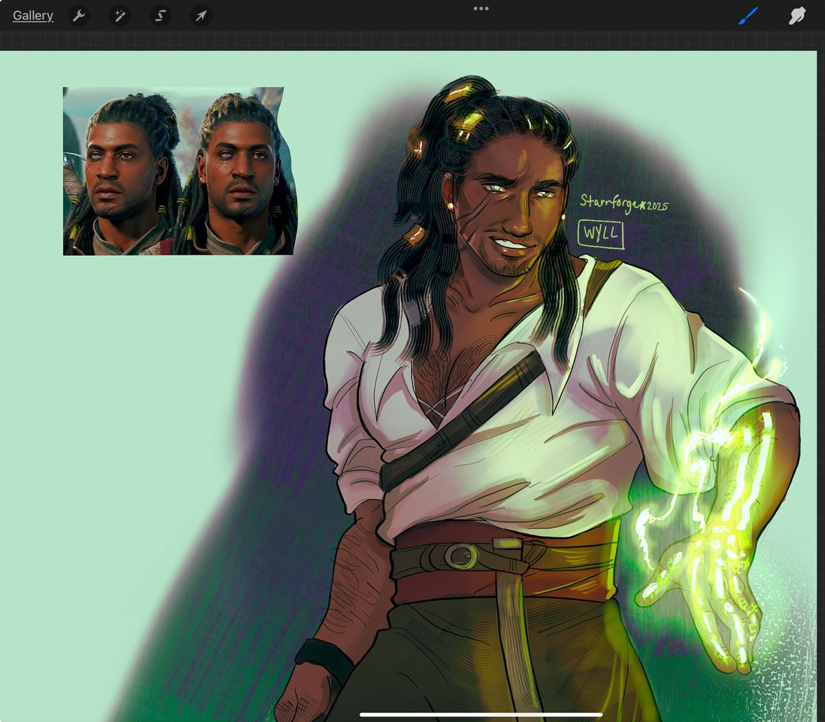 Such a handsome man ughhh #wyllravengard #bg3