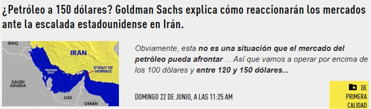 Lewis94241116's tweet image. 🇮🇷#Jun22🇮🇱🇺🇸 
#TruePromiseIII
#iranisraelwar 
-El crudo Brent cotizaba, a 79,45 US p/barril.
-El West Texas Intermediate (WTI), a 76,19,US 
-Casi el 20% del petróleo mundial circula por el Estrecho de Ormuz. 
-Si Irán toma represalias allí, el precio oscilara a 100-120-150 US.