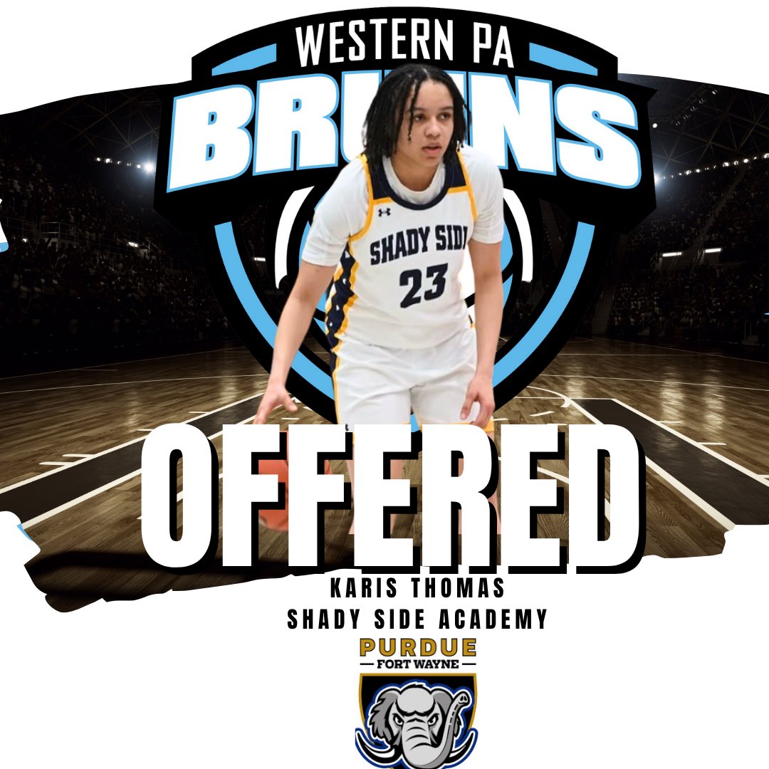 WPABruinsAAU (@wpabruinsaau) on Twitter photo π¨π¨π¨ Offer Alert π¨π¨π¨
<a href="/WPABruinsAAU/">WPABruinsAAU</a> 2026 G Karis Thomas gets an offer from <a href="/MastodonWBB/">Purdue Fort Wayne WBB</a>! Congratulations Karis! π¨π¨π¨ Offer Alert π¨π¨π¨
<a href="/WPABruinsAAU/">WPABruinsAAU</a> 2026 G Karis Thomas gets an offer from <a href="/MastodonWBB/">Purdue Fort Wayne WBB</a>! Congratulations Karis!