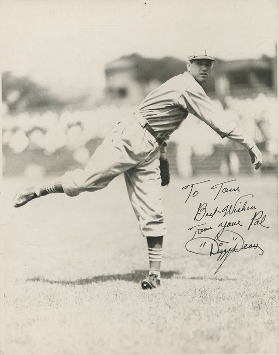 #OTD 1934 - The Cardinals beat the Dodgers, 5 - 4, with the win originally credited to Bill Hallahan, who relieves in the 6th inning and gives up a run. In the bottom half, the Cards score five runs, and Dizzy Dean comes in and shuts out Brooklyn in the last three innings.

The