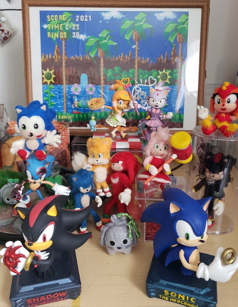 #ソニかつありがとう
 #ソニックバースデー2025 
ということで俺のソニかつで作った作品をまとめてみました。(左のシャドウ以外)これからもソニかつ作品を作って行けたらいいです。