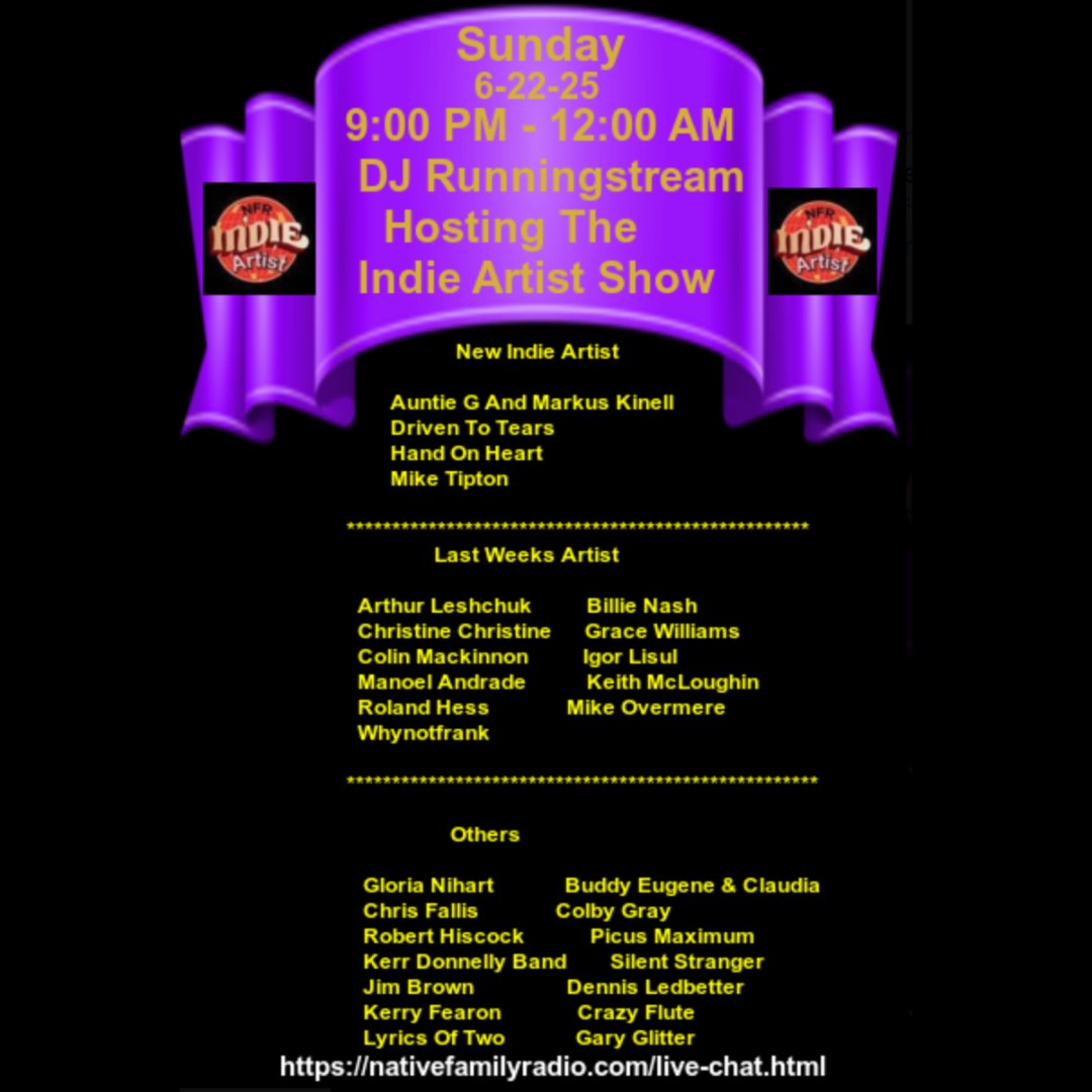 Lyrics Of Two (@lyricsoftwo) on Twitter photo ♪♫ Hi Everyone! 🙂Lyrics Of Two is featured tonight among some talented artists on the <a href="/native_radio/">Native Family Radio</a> Indie Artist Show Hosted By DJ Runningstream! Please tune in at 9:00 pm EST for some great music on an awesome station. Enjoy the show, and have a great week ahead.♪♫
#music ♪♫ Hi Everyone! 🙂Lyrics Of Two is featured tonight among some talented artists on the <a href="/native_radio/">Native Family Radio</a> Indie Artist Show Hosted By DJ Runningstream! Please tune in at 9:00 pm EST for some great music on an awesome station. Enjoy the show, and have a great week ahead.♪♫
#music