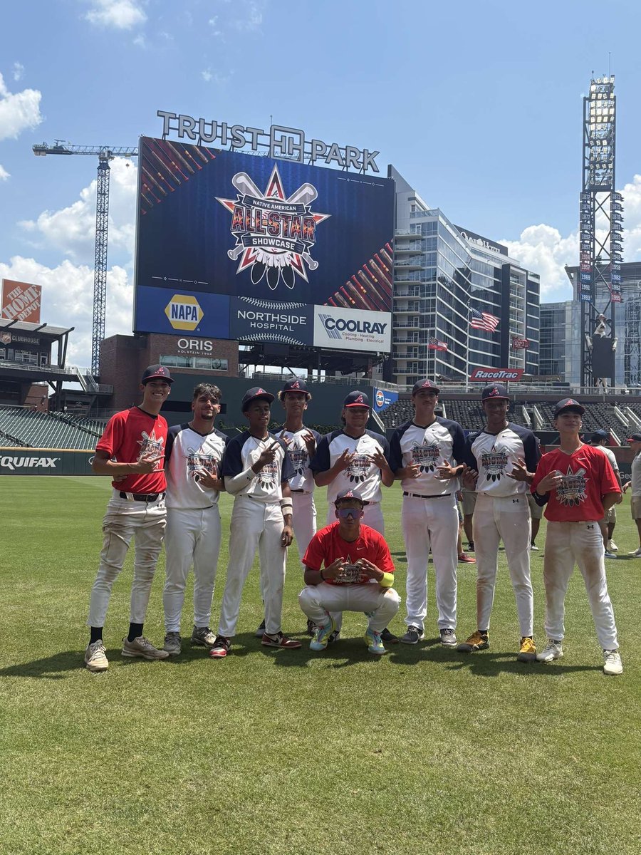 6Braydena's tweet photo. First i wanna thank the @Braves and everyone involved with the Native American athletic foundation for the opportunity to play and chance to meet new people, it was a fun 4 days and a overall success, can’t wait for next year! https://t.co/FTMDtz1eyt