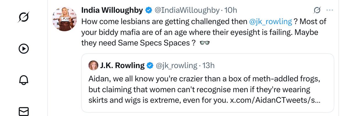 AdelaideBook's tweet image. βBiddy mafiaβ?
Itβs just a thought, but if one wants oneβs performance of femininity to be convincing, one perhaps should not indulge in out-there misogynist language. The bonus ageism will be its own punishment, with time.