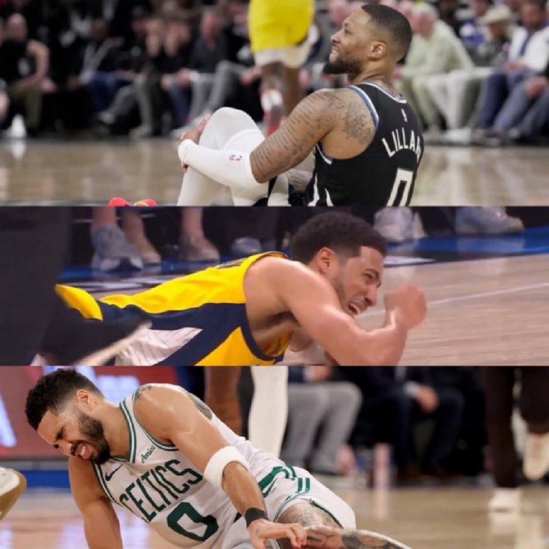 PasionBasketNBA's tweet image. Todos los jugadores que se han roto el Tendón de Aquiles en estos Play Offs, llevaban el dorsal #0 😳

Damian Lillard, Jayson Tatum, y ahora, Tyrese Haliburton