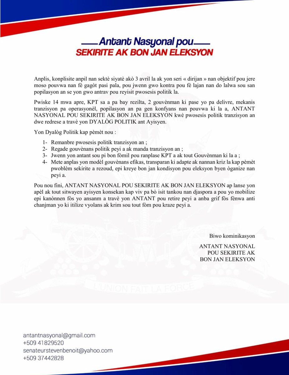 Sénateur Steven Benoit tweet media