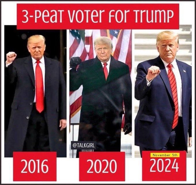 Who else has voted for Dad three times?