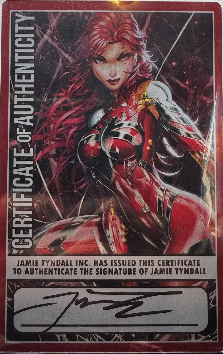 Matthew “The Muttman” Kirby (@muttman2005) on Twitter photo Was going through some of my covers i keep in the safe and pulled out this Jamie Tyndall with Metal COA <a href="/rgoodwill12/">raygoodwill963@yahoo.com</a> Was going through some of my covers i keep in the safe and pulled out this Jamie Tyndall with Metal COA <a href="/rgoodwill12/">raygoodwill963@yahoo.com</a>