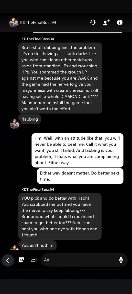 ThaBiggBaddWolf's tweet photo. Ooooh its been a min since I received a good ol' love letter. Beat this fool for 3 whole sets in CVS2. The footage wasnt worth saving. But what came after was. And look... I was trying to keep it chill. Smh.
#Salty #HateMail #TBBW #MuchAppreciated #FGC #CVS2 #PS5 #TeamKhepri #Bum https://t.co/F7dz0mIgeZ