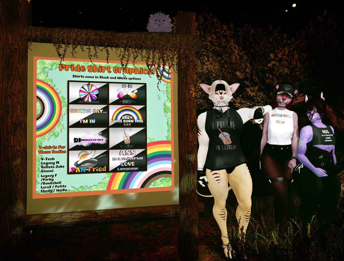 Club Opal's pride event "Where The Wild Things Are"  OPEN NOW!

Honeycakes has pride shirts available and you can go get the Om-Nomsters in-world ♥

Explore the event, grab some pride gear that best suits you and enjoy all the lovely Scenery!

maps.secondlife.com/secondlife/Dre…