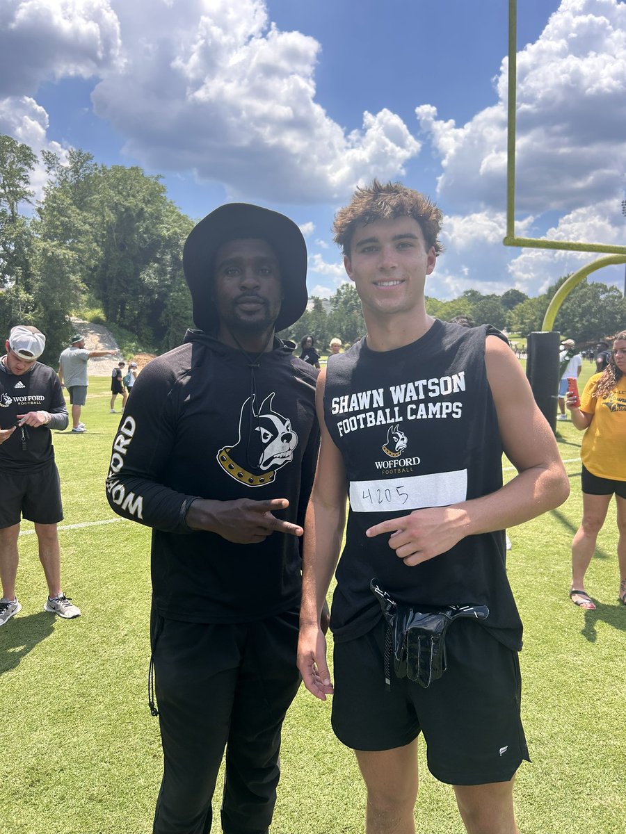 CullenBurch26's tweet image. Had a great day down at @Wofford_FB today. Hot day and long drive home but would do it again. In a minute. Thanks @CoachMichaelee and @TrevorTBryan for the coaching and chance to compete. And thanks @JacobPoag for the invite. Hope to get back on campus this fall loved the…