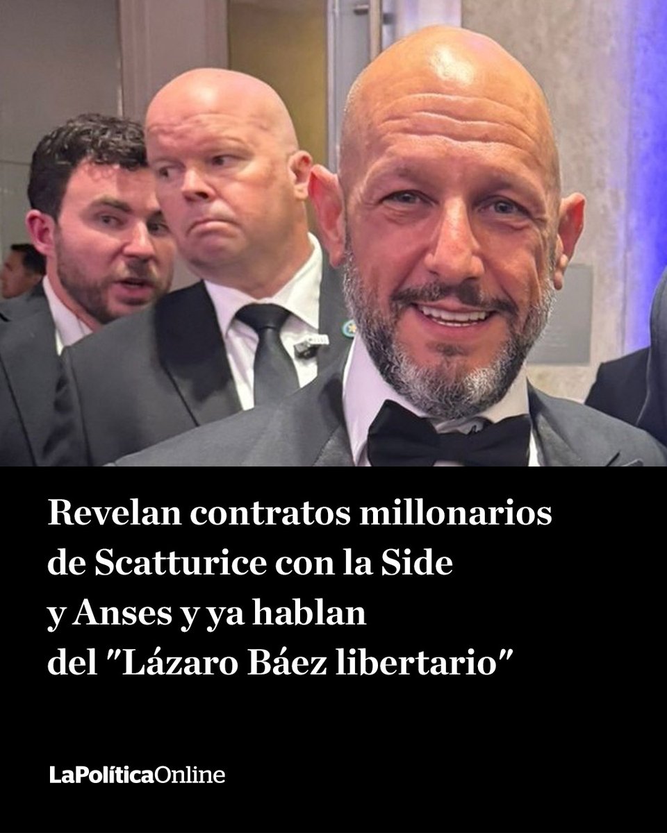 El asesor de Santiago Caputo, que se quedó con Flybondi, tiene un oscuro contrato con la SIDE para hacer de enlace con EEUU y se quedó con el prorgama Conectar de la Anses por 60 millones de dólares.
[ lapoliticaonline.info/4nw3x8r ]