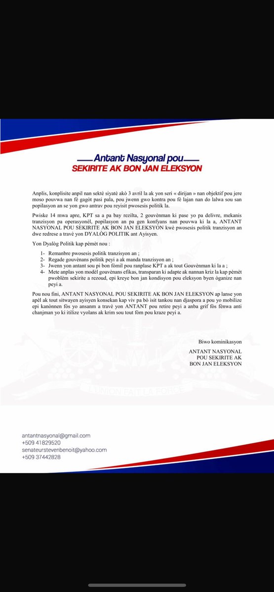 Sénateur Steven Benoit tweet media
