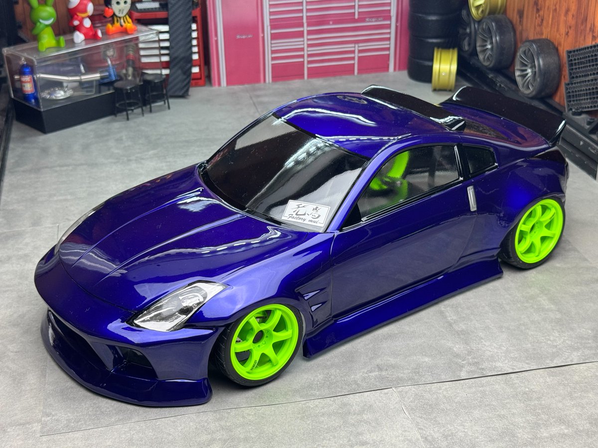 rc_pandora's tweet photo. 発売はおそらく、2カ月後くらい
現場では本日より修正に入る予定☺️

Z33 FAIRLADY Z DRIFT LINE｜ORIGIN Labo.
WB：260mm（center）
車幅：F198mm / R203mm
アーチ：E73mm / R68mm https://t.co/FQBoBRdYCT