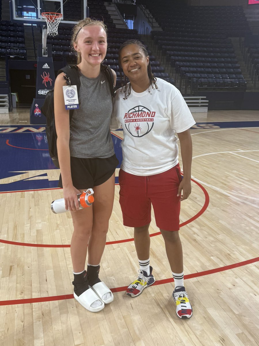 Ella Stambaugh (@ellastamba55300) on Twitter photo Huge thank you to <a href="/SpiderWBBall/">Richmond Women’s Basketball</a> for the invitation to a great elite camp!!! Thank you <a href="/CoachRous/">Aaron Roussell</a> , Coach Radice, <a href="/CoachASteph/">Ariel</a> , <a href="/Bpink35/">Brittany Pinkney</a> , <a href="/AlexLouin/">alex louin</a> and all the other coaches and players! I really enjoyed the campus tour and a day filled with learning and competing! 💪💪 Huge thank you to <a href="/SpiderWBBall/">Richmond Women’s Basketball</a> for the invitation to a great elite camp!!! Thank you <a href="/CoachRous/">Aaron Roussell</a> , Coach Radice, <a href="/CoachASteph/">Ariel</a> , <a href="/Bpink35/">Brittany Pinkney</a> , <a href="/AlexLouin/">alex louin</a> and all the other coaches and players! I really enjoyed the campus tour and a day filled with learning and competing! 💪💪